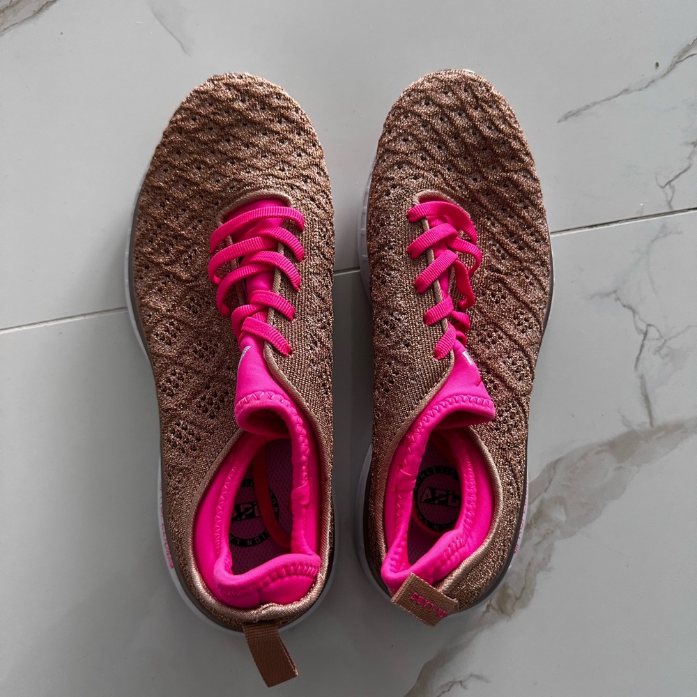 APL Women's Sneakers in Pink and Brown